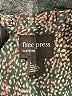 Free Press 100% Polyester Brown 3/4 Sleeve Blouse Size L - photo 7