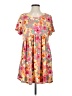 Haptics Floral Pink Casual Dress Size S - photo 1