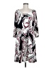 Chico's Paisley White Casual Dress Size Med (1) - photo 1