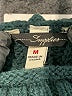 Supplies 100% Acrylic Teal Turtleneck Sweater Size M - photo 7