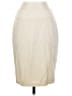 Tahari Solid Ivory Wool Skirt Size 2 (petite) - photo 1