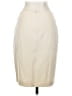 Tahari Solid Ivory Wool Skirt Size 2 (petite) - photo 2