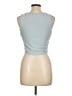 Paper Crane Teal Sleeveless Top Size L - photo 2