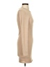 Tresser Solid Tan Casual Dress Size S - photo 4