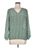 Ellie Kai 100% Silk Green Blouse Size 6 - photo 1