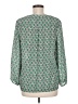 Ellie Kai 100% Silk Green Blouse Size 6 - photo 2