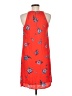 Splendid 100% Rayon Print Orange Casual Dress Size M - photo 2