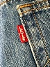 Levi's 100% Cotton Blue Denim Shorts Size 25 waist - photo 3