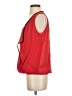 Kenneth Cole New York 100% Polyester Solid Red Sleeveless Blouse Size S - photo 5