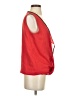 Kenneth Cole New York 100% Polyester Solid Red Sleeveless Blouse Size S - photo 4