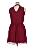 A. Byer 100% Polyester Solid Burgundy Casual Dress Size XL - photo 2