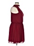 A. Byer 100% Polyester Solid Burgundy Casual Dress Size XL - photo 4