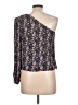 FRAME 100% Viscose Black 3/4 Sleeve Blouse Size L - photo 2