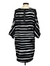 Express 100% Polyester Stripes Black Casual Dress Size S - photo 2