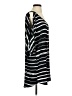Express 100% Polyester Stripes Black Casual Dress Size S - photo 4