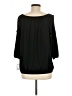 NY Collection Black 3/4 Sleeve Blouse Size M - photo 2