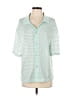 Assorted Brands Green Blue Short Sleeve Blouse Size M - photo 1