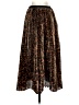 J.Crew 100% Polyester Animal Print Brown Casual Skirt Size 00 - photo 1