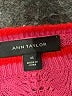 Ann Taylor Chevron-herringbone Pink Pullover Sweater Size XS - photo 7