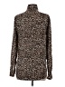 Zara Animal Print Brown Long Sleeve Blouse Size S - photo 2
