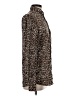 Zara Animal Print Brown Long Sleeve Blouse Size S - photo 4