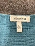 Ella Moss Solid Stripes Teal Pullover Sweater Size L - photo 7
