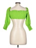 Shein Curve Green 3/4 Sleeve Blouse Size 12 Plus (0) - photo 2