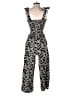 Max Studio Paisley Gray Black Jumpsuit Size XS (estimated) - photo 2