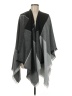 V.Fraas 100% Acrylic Gray Black Poncho One size - photo 1