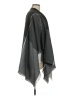 V.Fraas 100% Acrylic Gray Black Poncho One size - photo 4