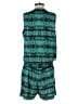 Gibson 100% Polyester Graphic Teal Blue Romper Size M - photo 2