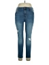 RACHEL Rachel Roy Hearts Blue Jeans Size XL (estimated) - photo 1