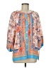 Ruby Rd. 100% Polyester Orange 3/4 Sleeve Blouse Size M (petite) - photo 1