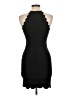 Shein Solid Black Cocktail Dress Size L - photo 2
