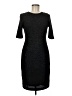 J. Taylor 100% Polyester Tweed Black Cocktail Dress Size 6 - photo 1