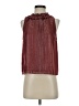 Dolan Burgundy Sleeveless Silk Top Size XS - photo 1