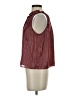 Dolan Burgundy Sleeveless Silk Top Size XS - photo 5