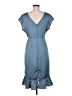 Shein Solid Blue Cocktail Dress Size M - photo 2