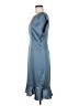 Shein Solid Blue Cocktail Dress Size M - photo 5