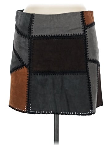 Zara Leather Skirt (view 1)