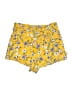 Millau 100% Rayon Floral Yellow Shorts Size S - photo 1