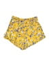 Millau 100% Rayon Floral Yellow Shorts Size S - photo 2