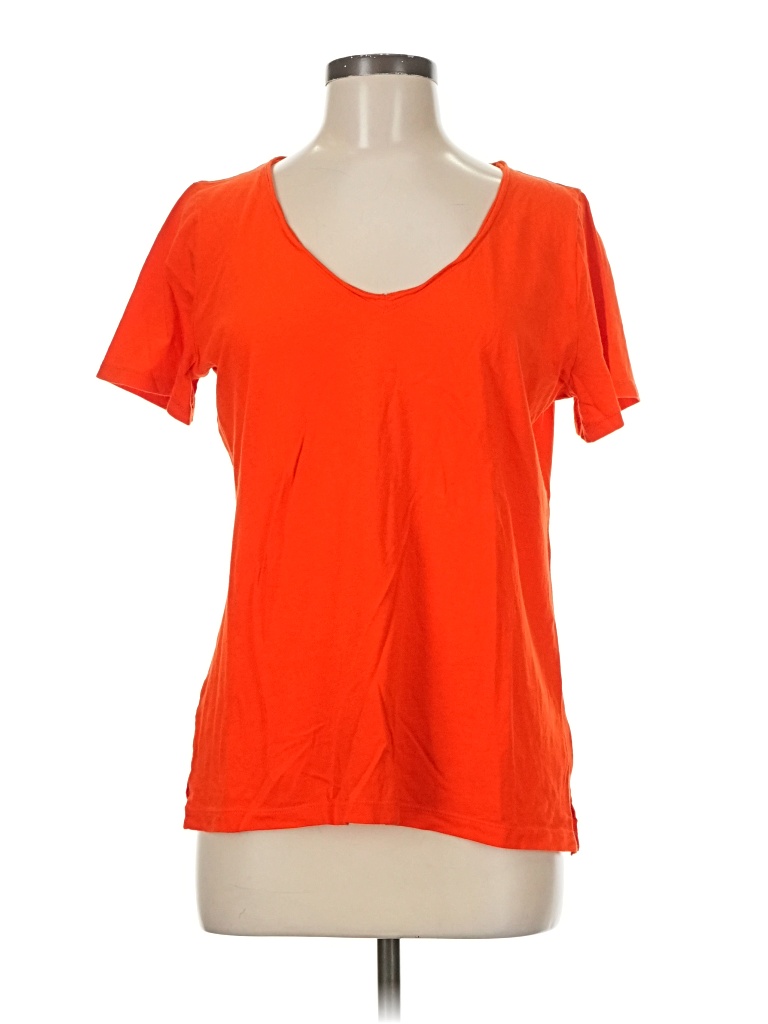 Pre-owned Jcrew Short Sleeve T-shirt In Orange