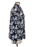 MICHAEL Michael Kors Floral Blue Long Sleeve Blouse Size M - photo 4