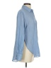 Free People Blue Long Sleeve Button-Down Shirt Size XS - photo 4