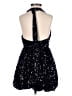 Zara 100% Polyester Stars Black Cocktail Dress Size XS - photo 2