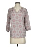 Anne Carson 100% Rayon Gray 3/4 Sleeve Blouse Size S - photo 1