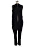Bebe Solid Black Jumpsuit Size 16w - photo 2