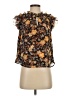 Old Navy 100% Polyester Brown Sleeveless Blouse Size XS - photo 1
