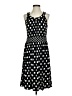 Apt. 9 Polka Dots Black Casual Dress Size S - photo 1